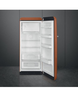 Külmik smeg, 50-ndate stiil, 153 cm, 244/26 l, 35 db, mehaaniline juhtimine, parem, rooste-foto3