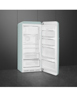 Külmik smeg, 50-ndate stiil, 153 cm, 244/26 l, 35 db, mehaaniline juhtimine, parem, meresoola roheline-foto13