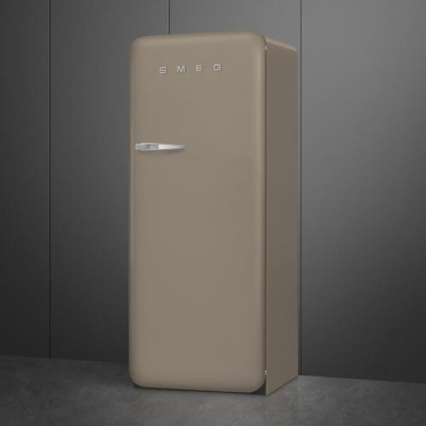 Külmik smeg, 50-ndate stiil, 153 cm, 244/26 l, 35 db, mehaaniline juhtimine, parem, taupe