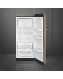 Külmik smeg, 50-ndate stiil, 153 cm, 244/26 l, 35 db, mehaaniline juhtimine, parem, taupe-foto4