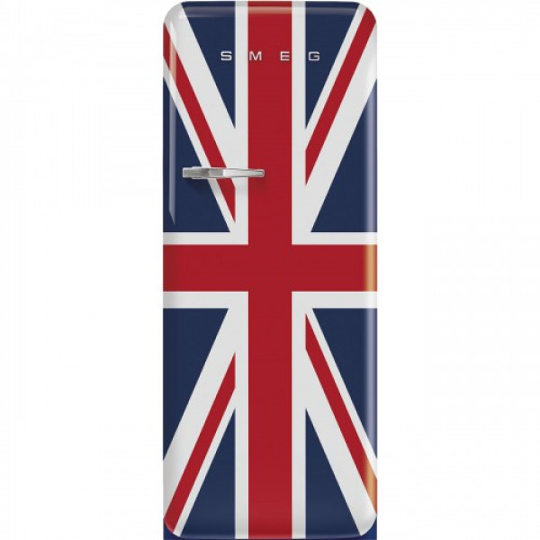 Külmik smeg, 50-ndate stiil, 153 cm, 244/26 l, 38 db, elektrooniline juhtimine, union jack Kodumasinad