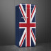 Külmik smeg, 50-ndate stiil, 153 cm, 244/26 l, 35 db, mehaaniline juhtimine, union jack