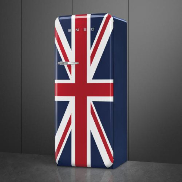 Külmik smeg, 50-ndate stiil, 153 cm, 244/26 l, 35 db, mehaaniline juhtimine, union jack