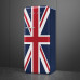 Külmik smeg, 50-ndate stiil, 153 cm, 244/26 l, 35 db, mehaaniline juhtimine, union jack