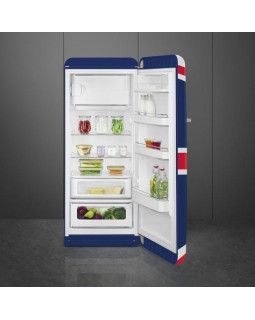 Külmik smeg, 50-ndate stiil, 153 cm, 244/26 l, 35 db, mehaaniline juhtimine, union jack-foto7