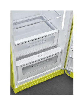 Külmik smeg, 50-ndate stiil, 153 cm, 244/26 l, 35 db, mehaaniline juhtimine, parem, laimiroheline-foto6