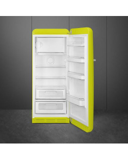 Külmik smeg, 50-ndate stiil, 153 cm, 244/26 l, 35 db, mehaaniline juhtimine, parem, laimiroheline-foto7