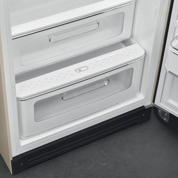 Külmik smeg, 50-ndate stiil, 153 cm, 244/26 l, 35 db, mehaaniline juhtimine, matt kreem