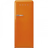 Külmik smeg, 50-ndate stiil, 153 cm, 244/26 l, 35 db, mehaaniline juhtimine, parem, oranž
