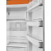 Külmik smeg, 50-ndate stiil, 153 cm, 244/26 l, 35 db, mehaaniline juhtimine, oranž