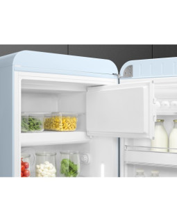 Külmik smeg, 50-ndate stiil, 153 cm, 244/26 l, 35 db, mehaaniline juhtimine, parem, pastellsinine-foto3