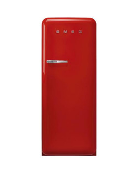 Külmik smeg, 50-ndate stiil, 153 cm, 244/26 l, 35 db, mehaaniline juhtimine, parem, punane