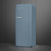 Külmik smeg, 50-ndate stiil, 153 cm, 244/26 l, 35 db, mehaaniline juhtimine, matt tormisinine
