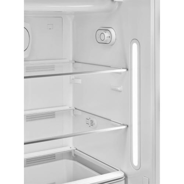 Külmik smeg, 50-ndate stiil, 153 cm, 244/26 l, 35 db, mehaaniline juhtimine, matt tormisinine