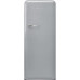 Külmik smeg, 50-ndate stiil, 153 cm, 244/26 l, 35 db, mehaaniline juhtimine, hõbedane