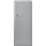 Külmik smeg, 50-ndate stiil, 153 cm, 244/26 l, 35 db, mehaaniline juhtimine, hõbedane