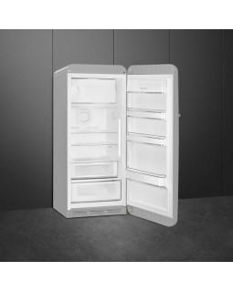 Külmik smeg, 50-ndate stiil, 153 cm, 244/26 l, 35 db, mehaaniline juhtimine, hõbedane-foto8
