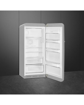 Külmik smeg, 50-ndate stiil, 153 cm, 244/26 l, 35 db, mehaaniline juhtimine, hõbedane-foto8