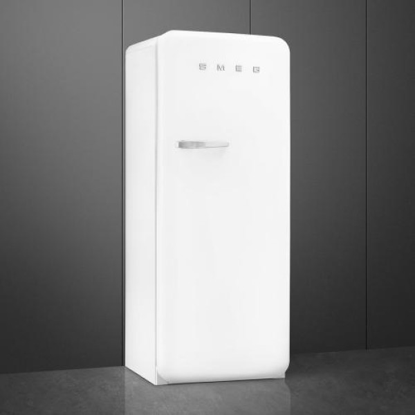 Külmik smeg, 50-ndate stiil, 153 cm, 244/26 l, 35 db, mehaaniline juhtimine, matt valge