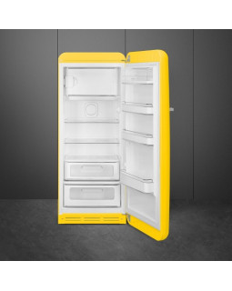 Külmik smeg, 50-ndate stiil, 153 cm, 244/26 l, 35 db, mehaaniline juhtimine, parem, kollane-foto2