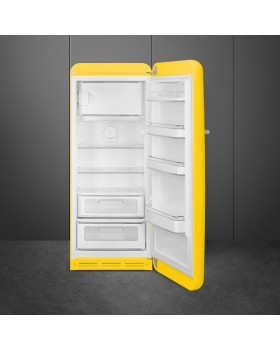 Külmik smeg, 50-ndate stiil, 153 cm, 244/26 l, 35 db, mehaaniline juhtimine, parem, kollane-foto2