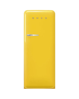 Külmik smeg, 50-ndate stiil, 153 cm, 244/26 l, 35 db, mehaaniline juhtimine, kollane Külmik smeg, 50-ndate stiil, 153 cm, 244/26 l, 35 db, mehaaniline juhtimine, kollane