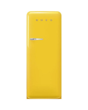 Külmik smeg, 50-ndate stiil, 153 cm, 244/26 l, 35 db, mehaaniline juhtimine, kollane