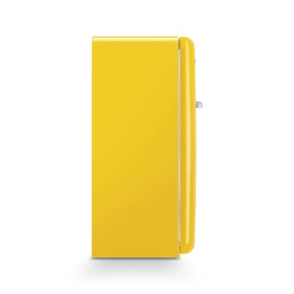Külmik smeg, 50-ndate stiil, 153 cm, 244/26 l, 35 db, mehaaniline juhtimine, kollane