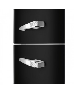 Külmik smeg, 50-ndate stiil, 172 cm, 222/72 l, 37 db, mehaaniline, vasak, must-foto3