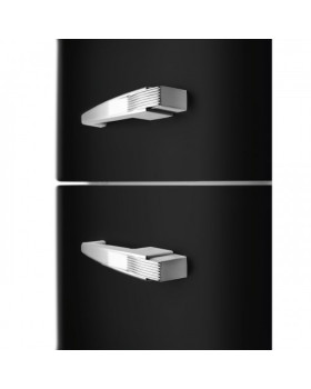 Külmik smeg, 50-ndate stiil, 172 cm, 222/72 l, 37 db, mehaaniline, vasak, must-foto3