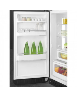 Külmik smeg, 50-ndate stiil, 172 cm, 222/72 l, 37 db, mehaaniline, vasak, must-foto7