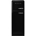 Külmik smeg, 50-ndate stiil, 172 cm, 222/72 l, 34 db, mehaaniline, vasak, must