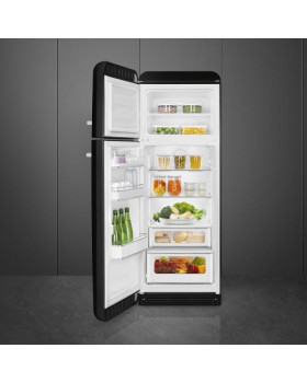 Külmik smeg, 50-ndate stiil, 172 cm, 222/72 l, 34 db, mehaaniline, vasak, must-foto2