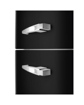 Külmik smeg, 50-ndate stiil, 172 cm, 222/72 l, 34 db, mehaaniline, vasak, must-foto3