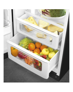 Külmik smeg, 50-ndate stiil, 172 cm, 222/72 l, 34 db, mehaaniline, vasak, must-foto6