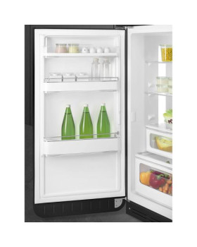 Külmik smeg, 50-ndate stiil, 172 cm, 222/72 l, 34 db, mehaaniline, vasak, must-foto7