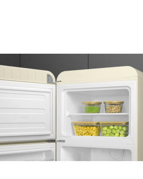 Külmik smeg, 50-ndate stiil, 172 cm, 222/72 l, 34 db, mehaaniline juhtimine, kreem-foto4