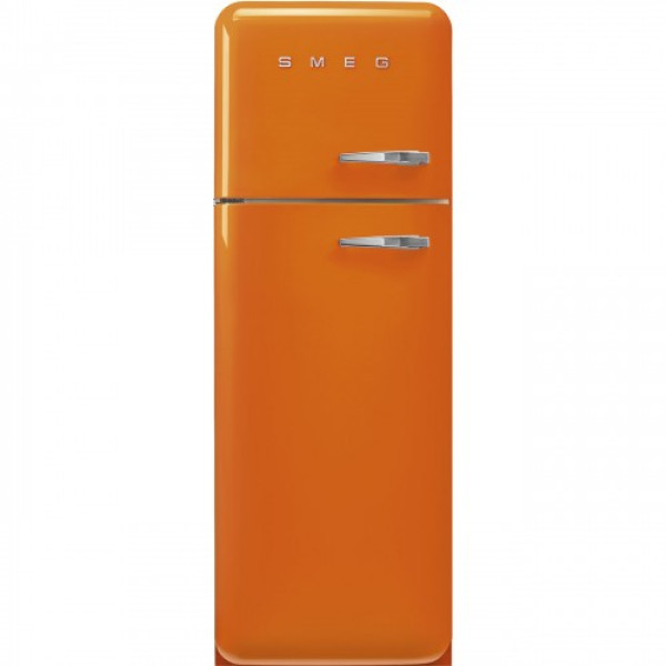 Külmik smeg, 50-ndate stiil, 172 cm, 222/72 l, 37 db, mehaaniline juhtimine, oranž Kodumasinad