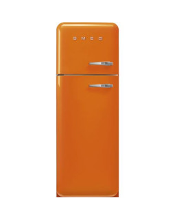 Külmik smeg, 50-ndate stiil, 172 cm, 222/72 l, 34 db, mehaaniline, vasak, oranž Külmik smeg, 50-ndate stiil, 172 cm, 222/72 l, 34 db, mehaaniline, vasak, oranž