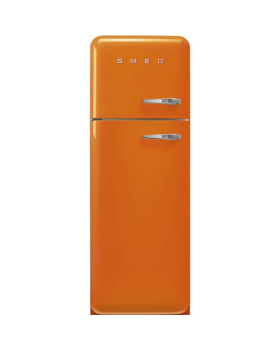 Külmik smeg, 50-ndate stiil, 172 cm, 222/72 l, 34 db, mehaaniline, vasak, oranž