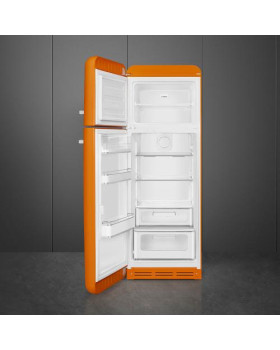 Külmik smeg, 50-ndate stiil, 172 cm, 222/72 l, 34 db, mehaaniline, vasak, oranž-foto5