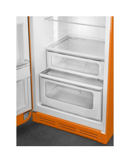 Külmik smeg, 50-ndate stiil, 172 cm, 222/72 l, 34 db, mehaaniline, vasak, oranž-foto7