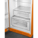 Külmik smeg, 50-ndate stiil, 172 cm, 222/72 l, 34 db, mehaaniline, vasak, oranž