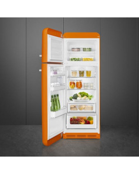 Külmik smeg, 50-ndate stiil, 172 cm, 222/72 l, 34 db, mehaaniline, vasak, oranž-foto8