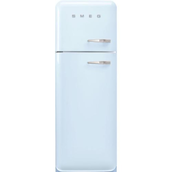 Külmik smeg, 50-ndate stiil, 172 cm, 222/72 l, 34 db, mehaaniline, vasak, pastellsinine