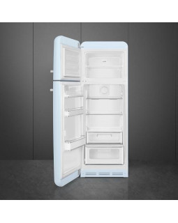 Külmik smeg, 50-ndate stiil, 172 cm, 222/72 l, 34 db, mehaaniline, vasak, pastellsinine-foto2