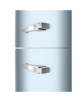 Külmik smeg, 50-ndate stiil, 172 cm, 222/72 l, 34 db, mehaaniline, vasak, pastellsinine-foto4