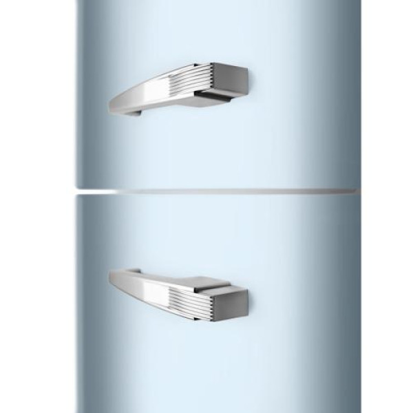 Külmik smeg, 50-ndate stiil, 172 cm, 222/72 l, 34 db, mehaaniline, vasak, pastellsinine