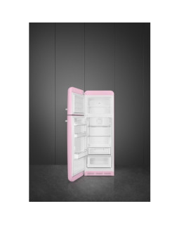 Külmik smeg, 50-ndate stiil, 172 cm, 222/72 l, 37 db, mehaaniline, vasak, pastellroosa-foto2