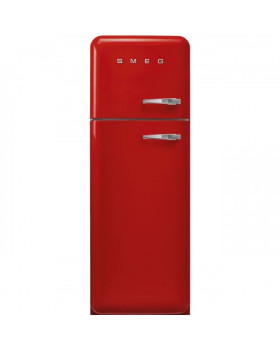 Külmik smeg, 50-ndate stiil, 172 cm, 222/72 l, 37 db, mehaaniline, vasak, punane